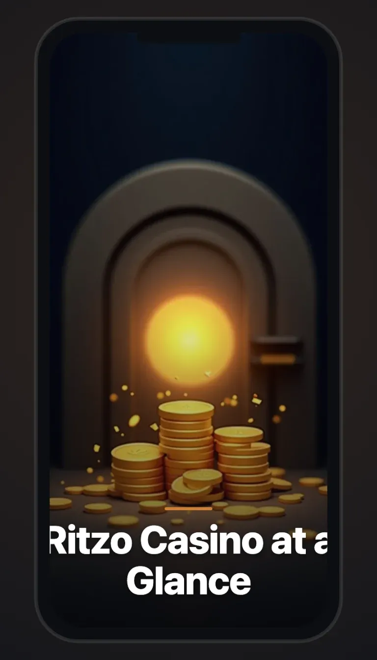 Ritzo Casino payment methods icons including Visa, Mastercard, Skrill and Bitcoin logos